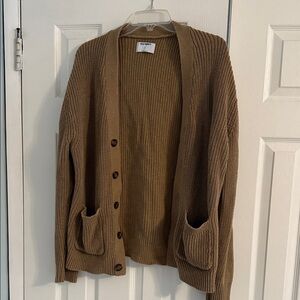 Old Navy Women's Tan Cardigan Sweater